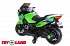 Мотоцикл Moto New ХМХ 609, зеленый, свет и звук  - миниатюра №5